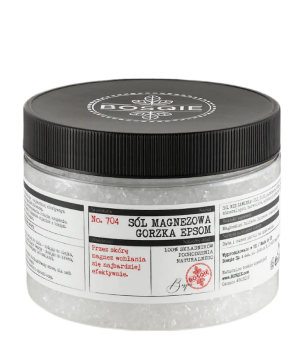 Bosqie Naturligt Epsomsalt, Magnesium, Bitter