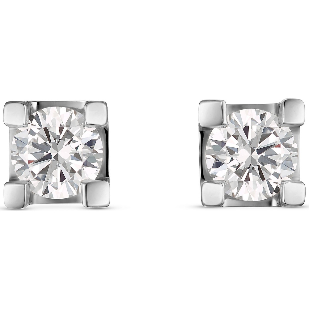 Jette Boucles d'oreilles à fermoir à poussette 925 Argent Boucles d'oreilles