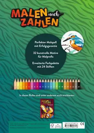 Malen nach Zahlen: Wilde Tiere