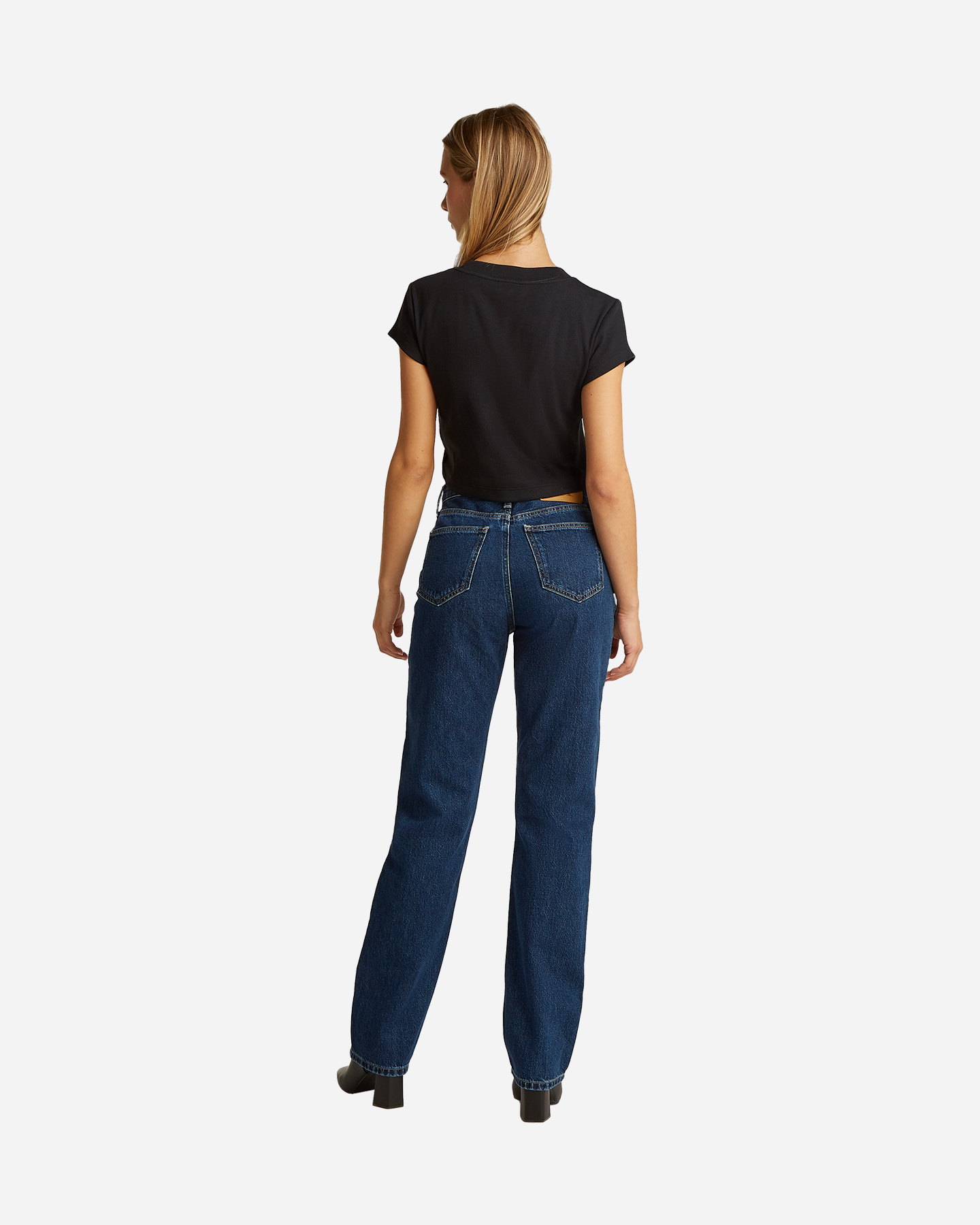 Calvin Klein Jeans T-shirt met ribbels en monogram W LV047AB802-UB1
