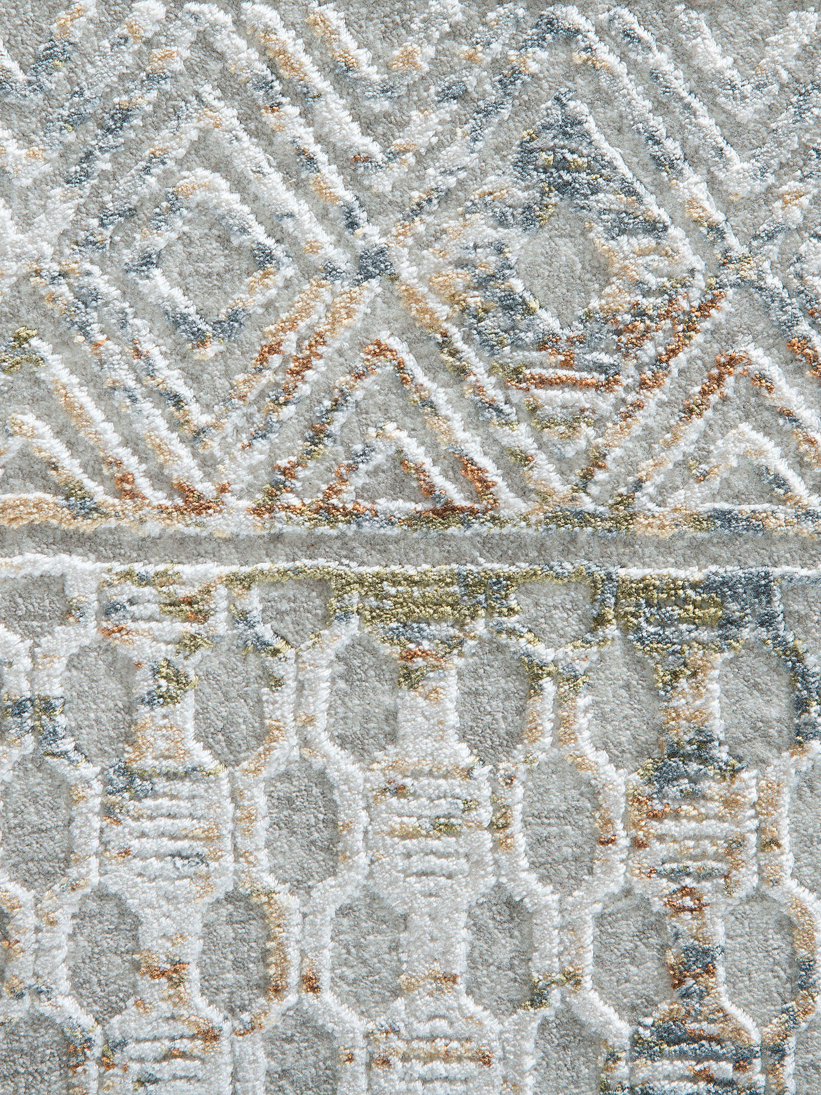 Cullen Vintage-Teppich, Silber
