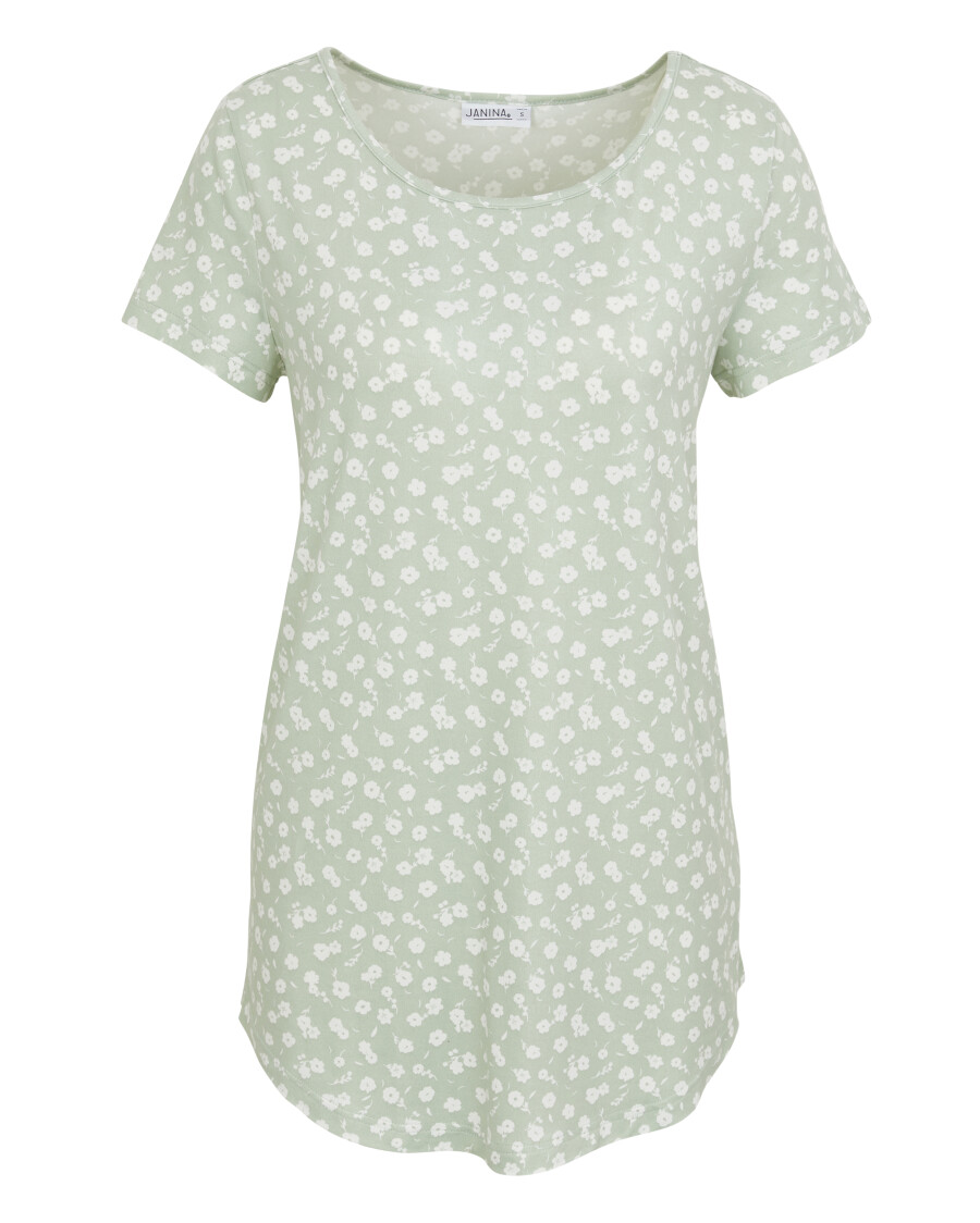 Longshirt mit Blumen