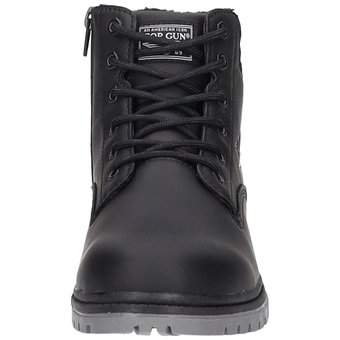 Top Gun Schnür Boots in schwarz