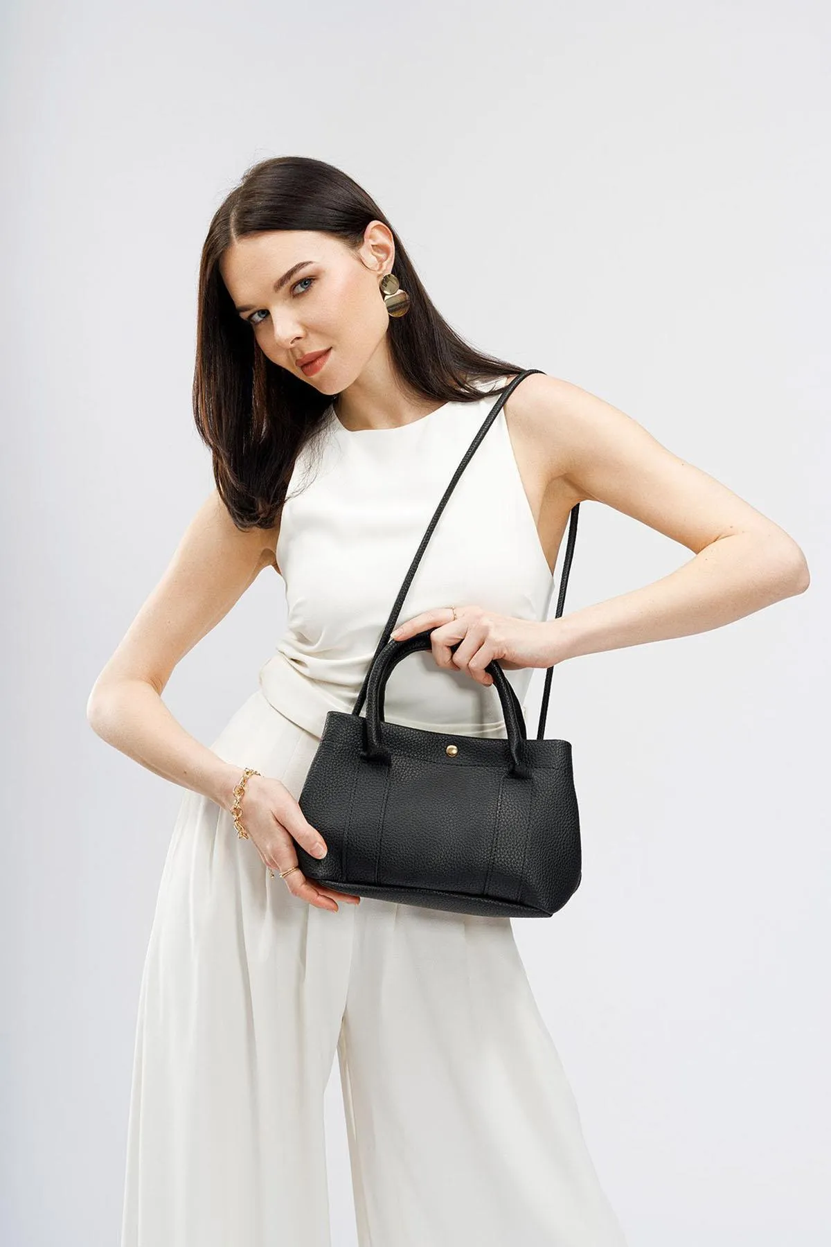Lucky Bees  Damen Hand- und Schultertasche aus Kunstleder