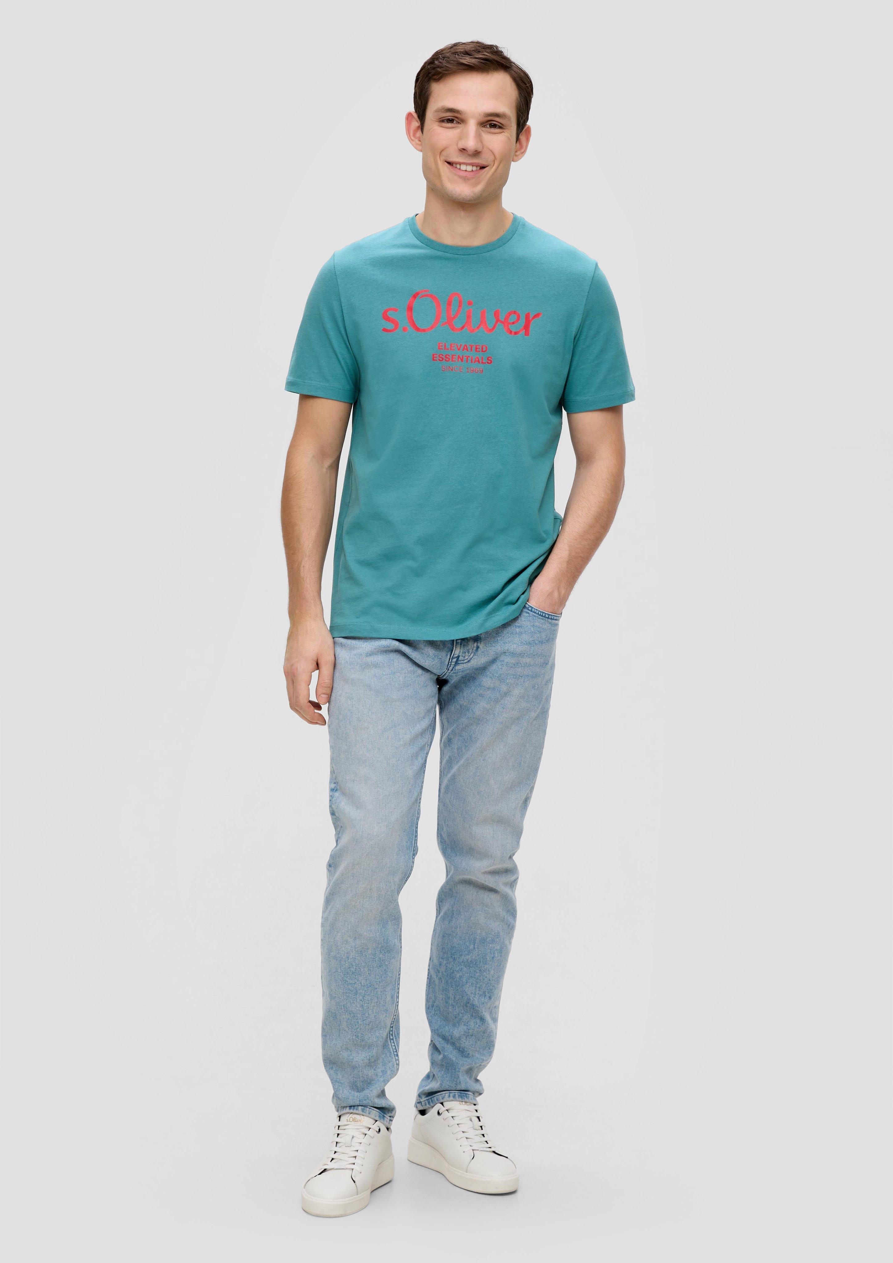 T-Shirt mit Label-Print  2139909-65D1