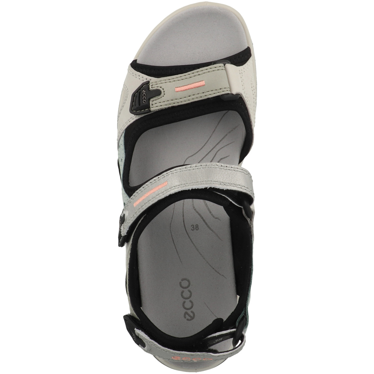 Ecco Offroad Trekkingsandale hellgrau