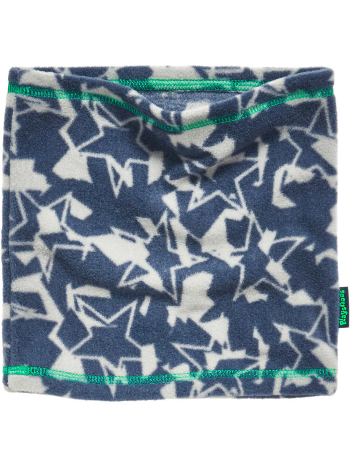 Playshoes Fleece-Schlauchschal Sterne Camouflage in Dunkelgrau günstig kaufen onesize