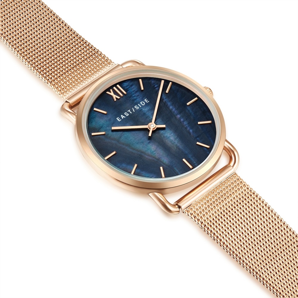 EASTSIDE Montre à quartz Pearl Moon en Or rose Acier inoxydable en Or rose Montre