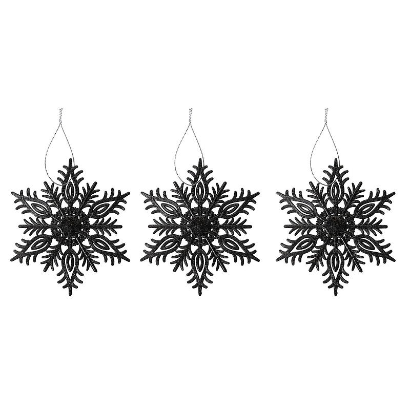 Home Snøkrystall 3-pk dekorheng