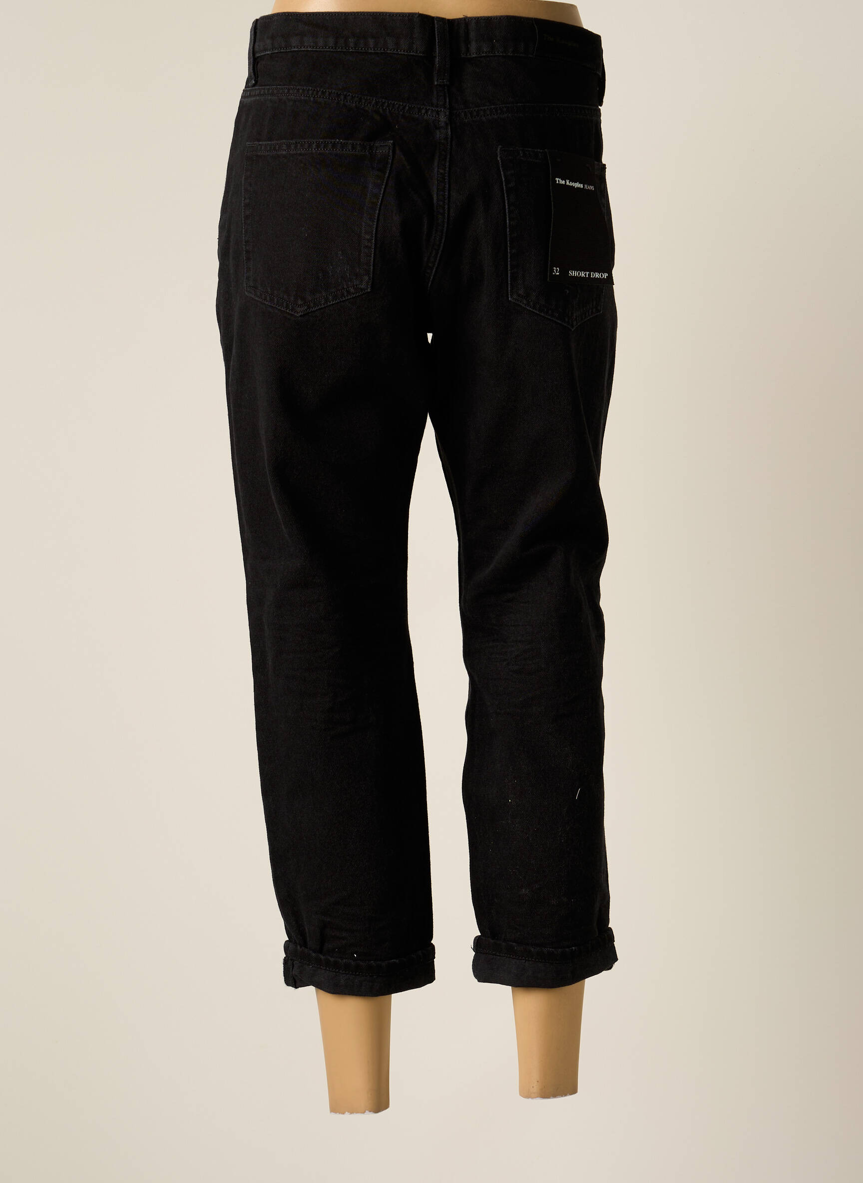 The Kooples Jeans Boyfriend Femme couleur noir