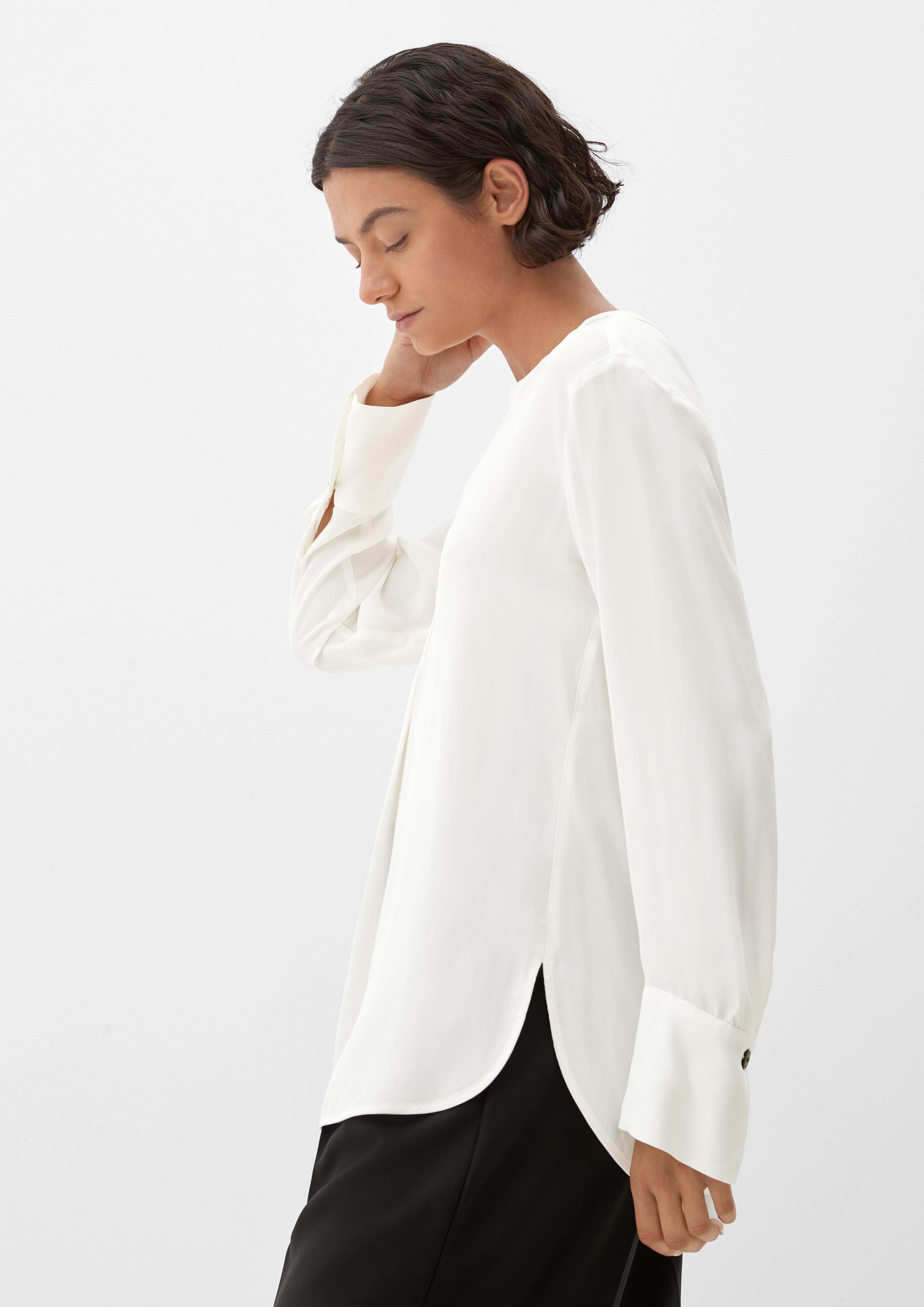 Bluse mit Crêpe-Struktur  2121826-0200
