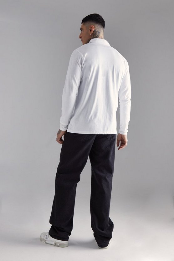 Tall langärmliges Jersey-Hemd
