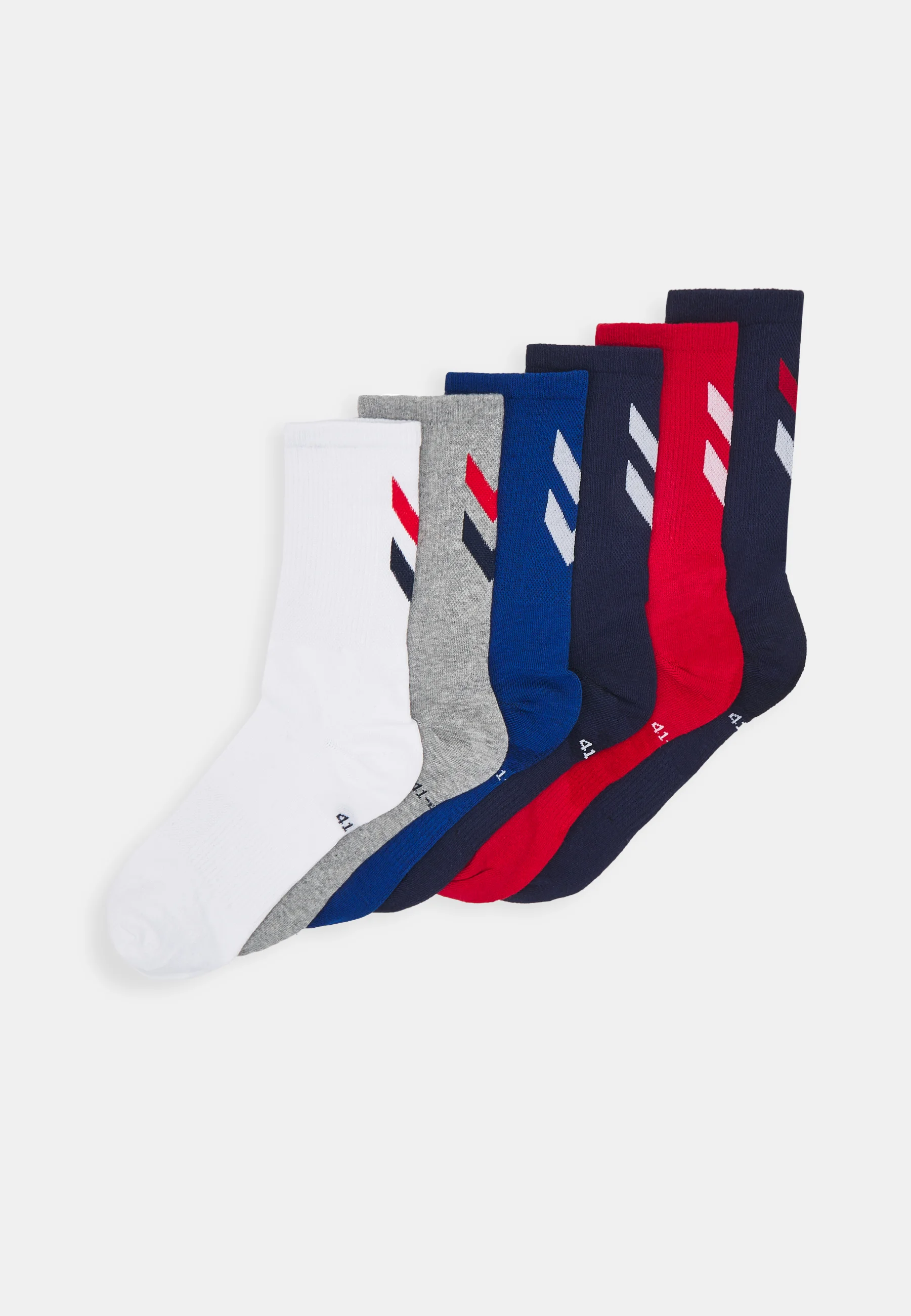 Calcetines Hummel Chevron, paquete de 6, unisex - Calcetines deportivos