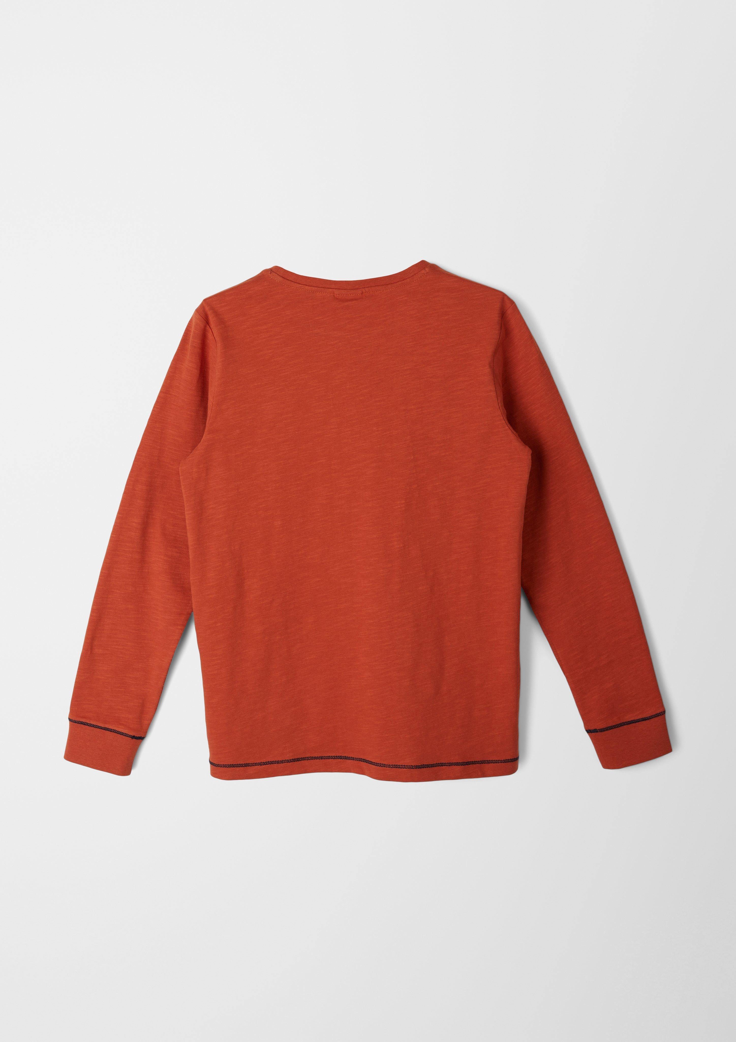 Langarmshirt aus Baumwolljersey  2118751-2706