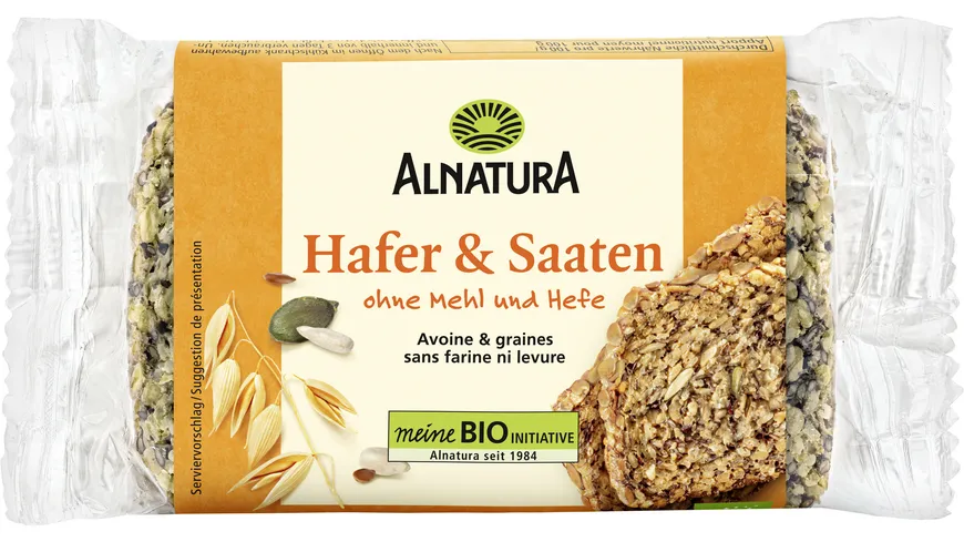 Alnatura Bio Hafer und Saaten Brot 300G 300 g