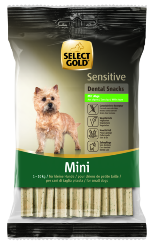 SELECT GOLD Snacks SELECT GOLD Sensitive Dental Snacks Alge Mini 2x99g