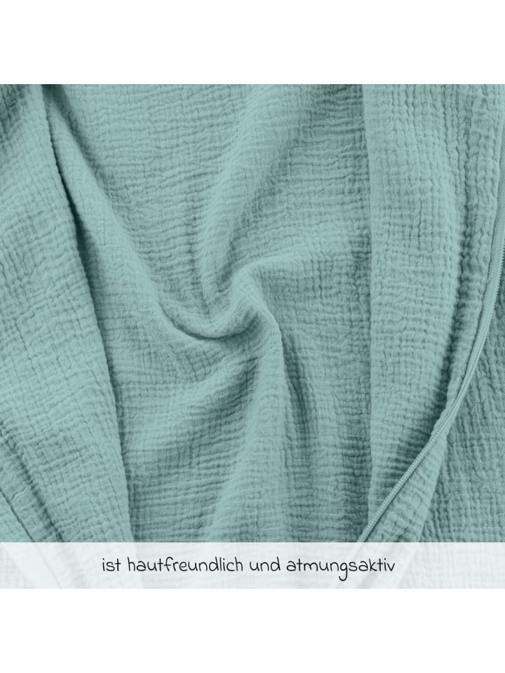 LaLoona Sommer-Schlafsack Musselin / Mull - Mint in gruen günstig kaufen