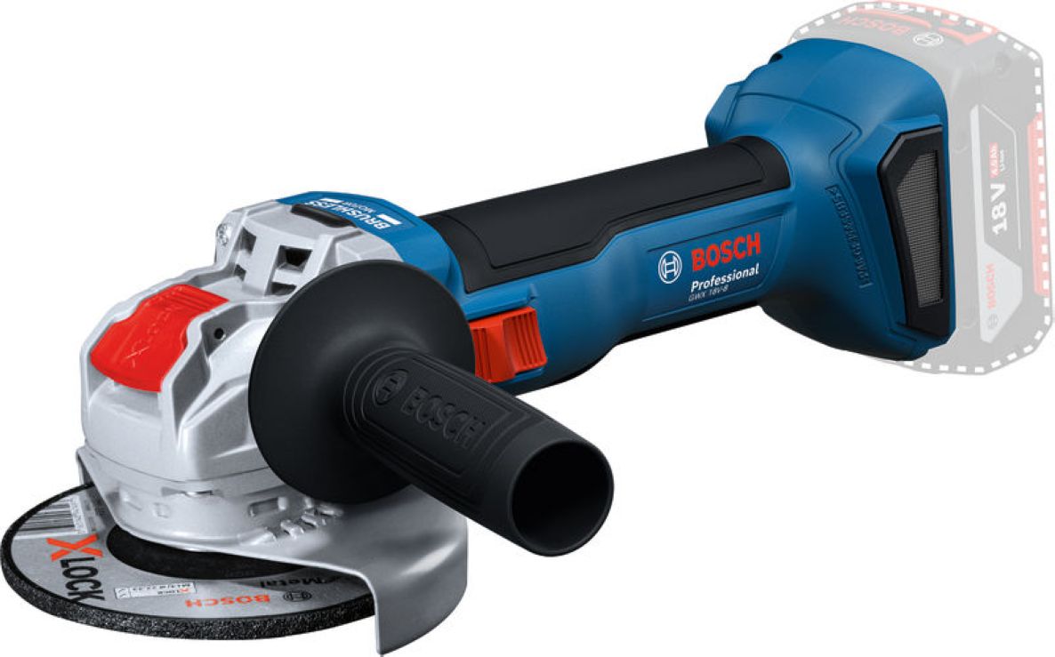 Bosch Blue 06019N9101 GWX 18V-8 Akku-vinkelsliber ekskl. batterier og oplader i L-Boxx