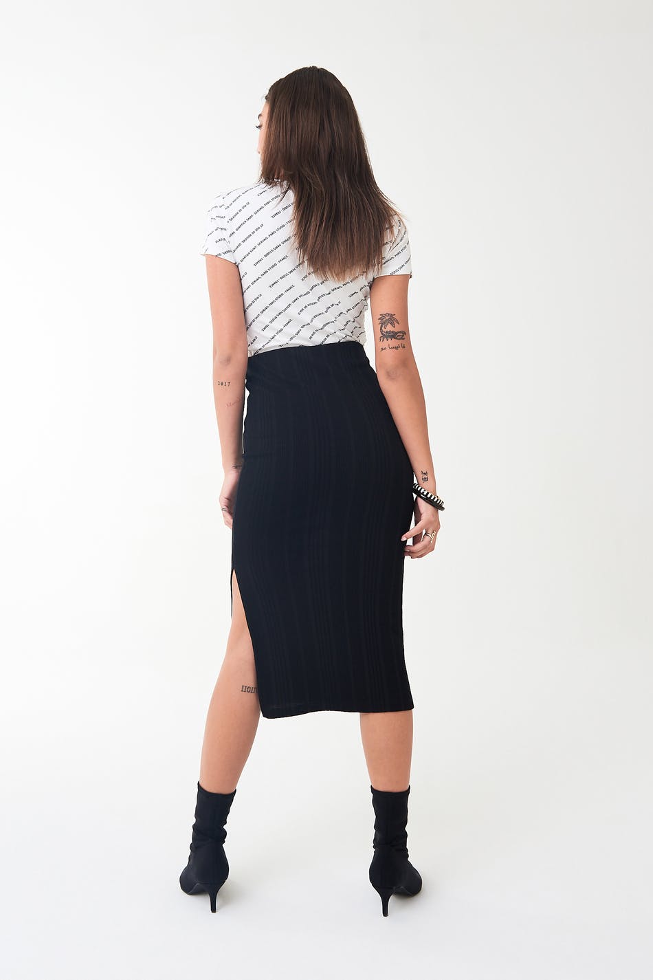 Maria rib skirt