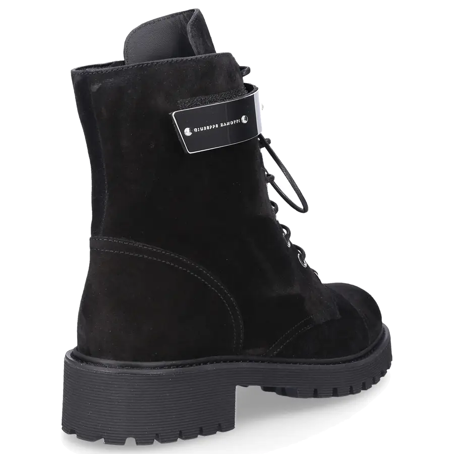 Giuseppe Zanotti - Stiefeletten THORA Veloursleder - schwarz
