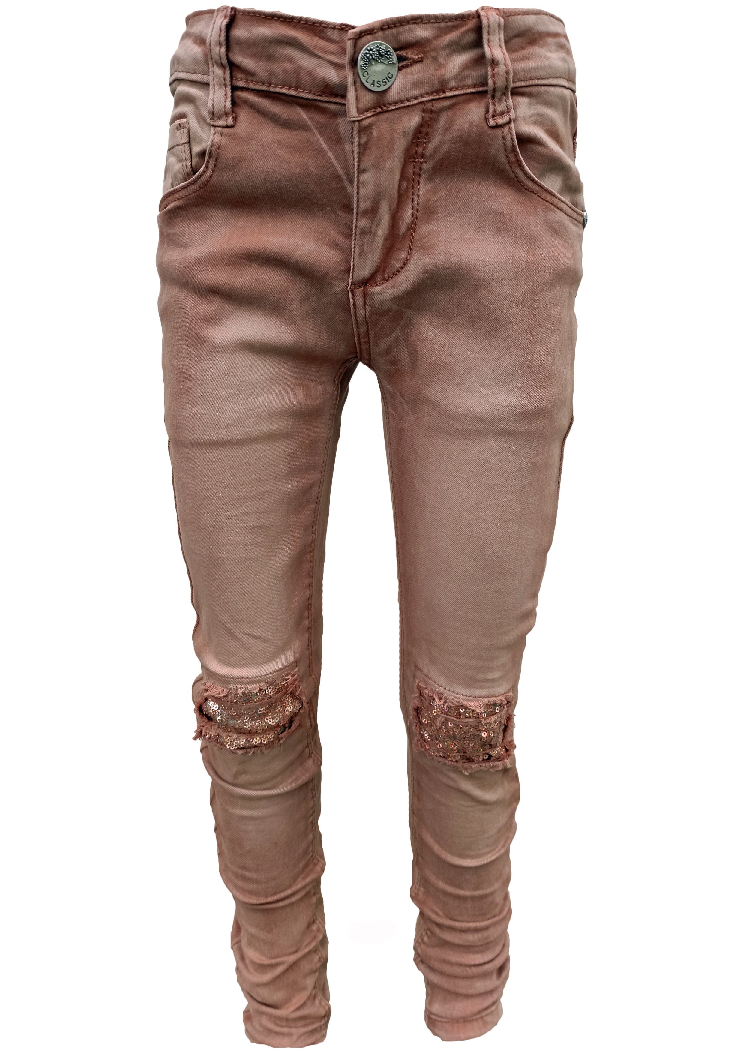 Family Trends Slim-fit-Jeans mit verspielter Pailletten-Applikation