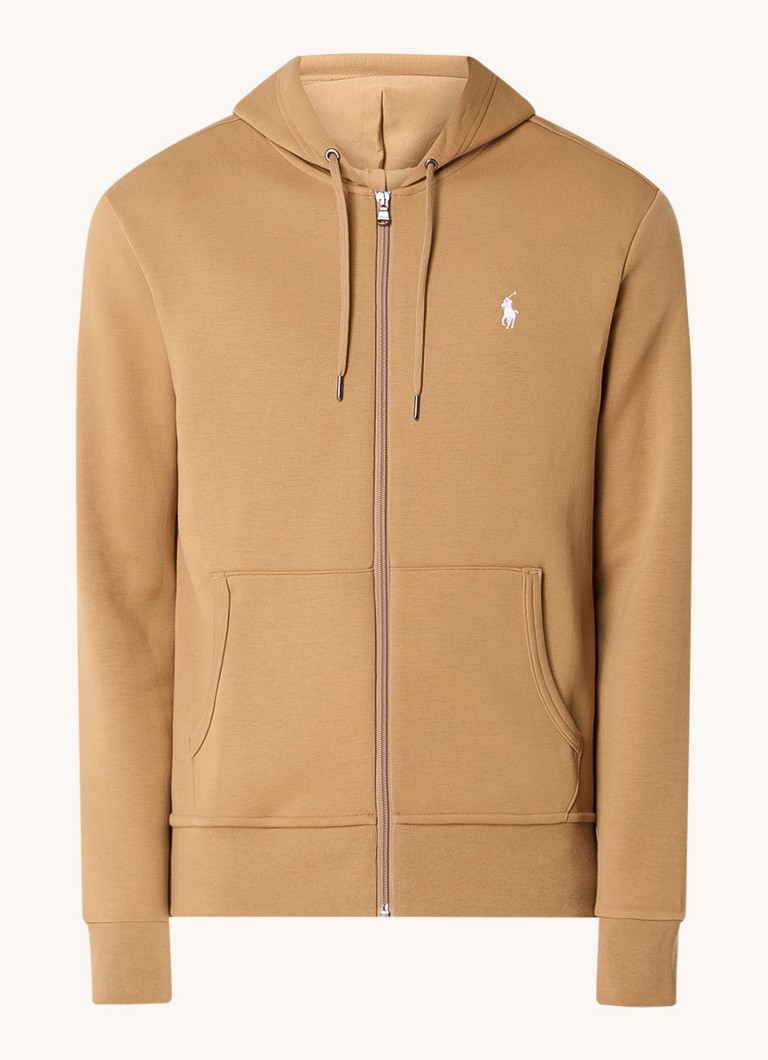 Ralph Lauren pulóver oldalsó zsebekkel és logós hímzéssel