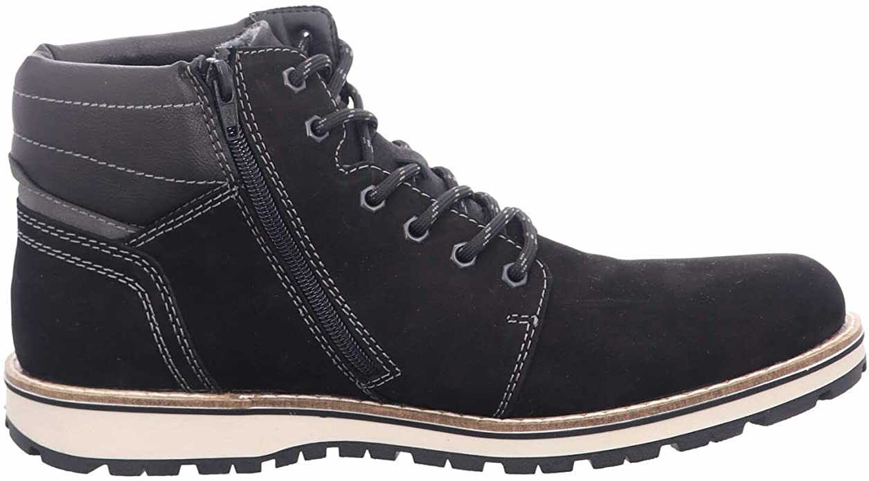 RIEKER Schnür-Stiefeletten schwarz