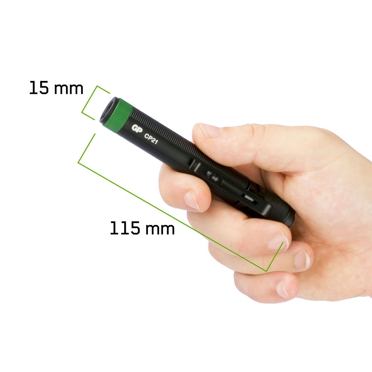 GP Battery Stiftleuchte / Cliptaschenlampe CP21