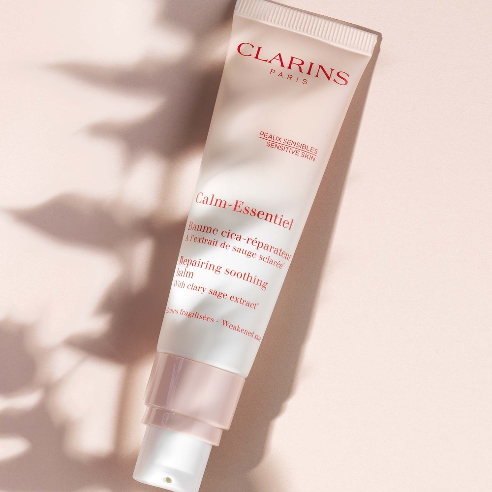 Clarins Calm -Essentiel  Baume Cica-RéparateurA l'extrait de sauge sclarée* Baume visage peaux sensibles