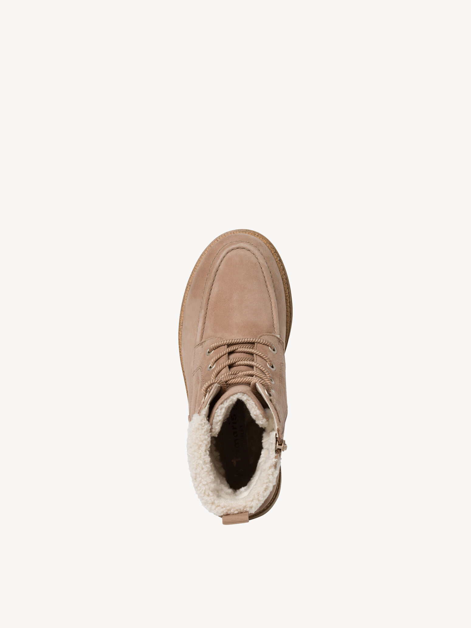 Bottine en cuir - gris doublure chaude