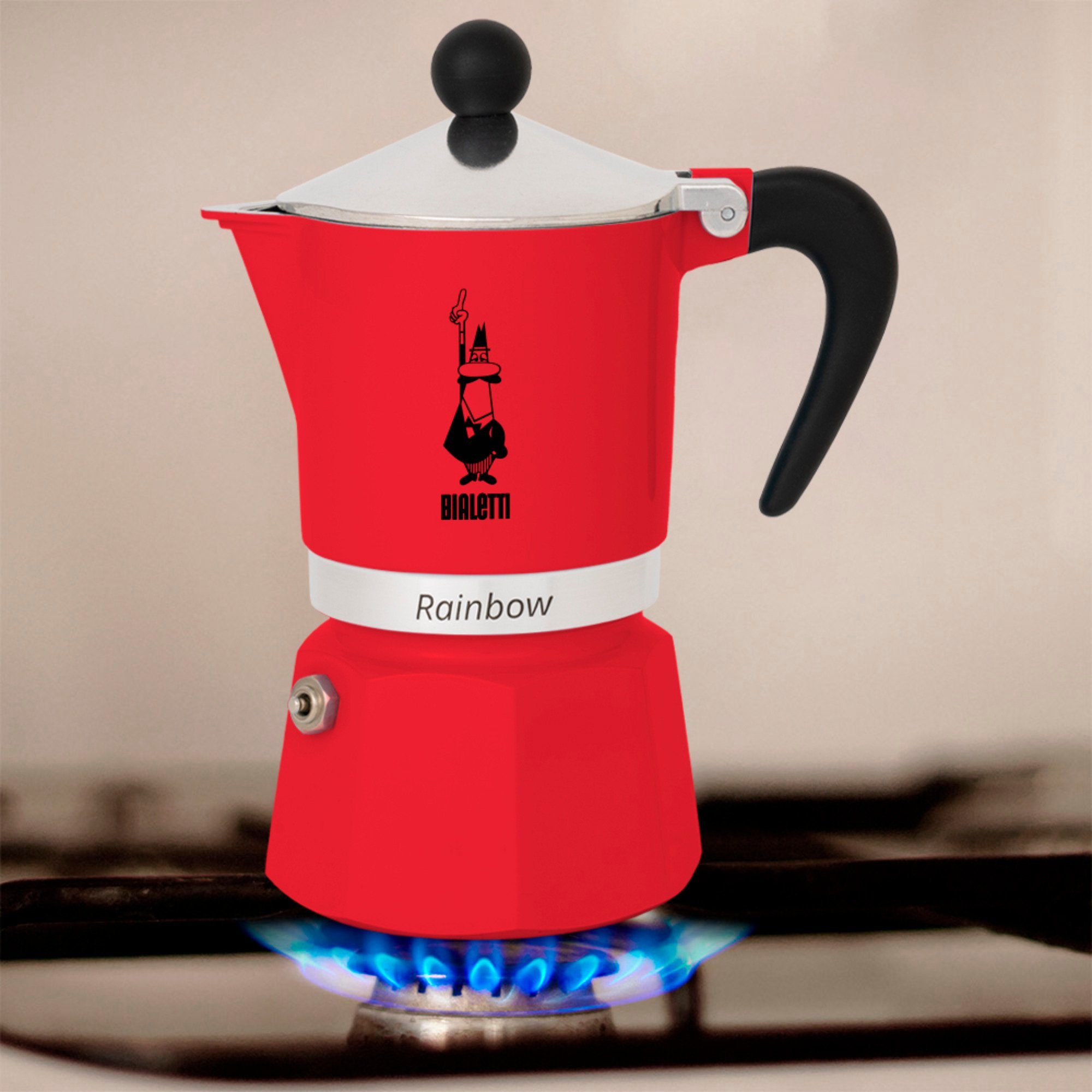 BIALETTI Kaffeebereiter Bialetti Rainbow, Espressomaschine, (3 Tassen)