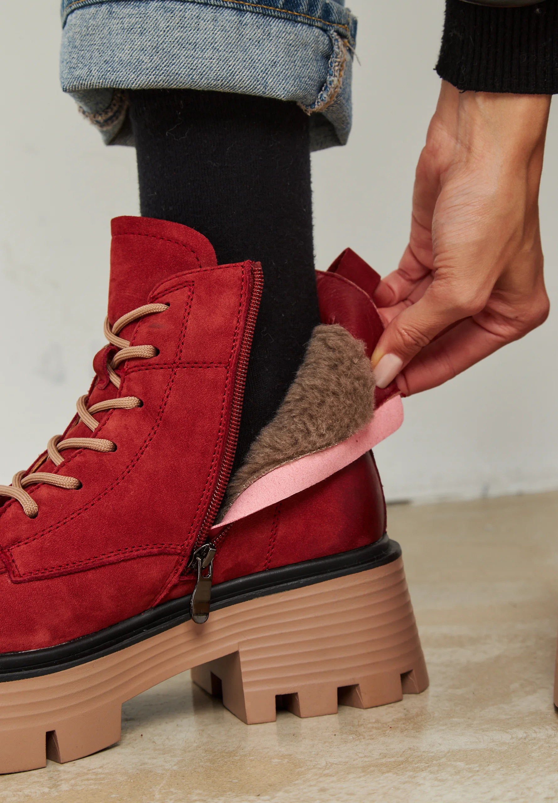Cesare Gaspari PLATAFORMA - Botas de nieve