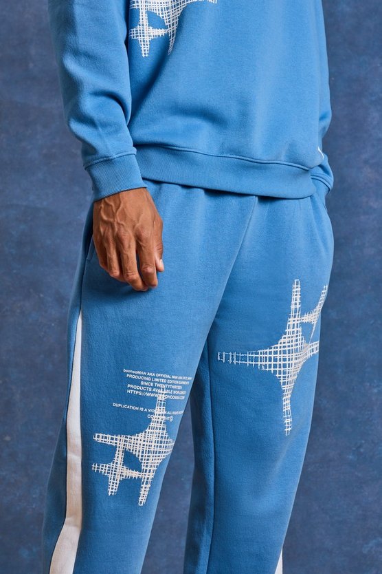 Tall lockere Jogginghose mit Sternen