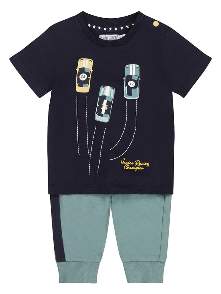 Dirkje 2tlg. Outfit in Schwarz/ Grün günstig kaufen