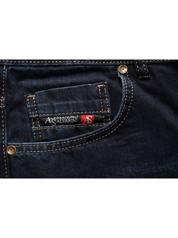 Alessandro Salvarini Jeans Salvarini-Basic-Multi12 in Dunkelblau günstig kaufen