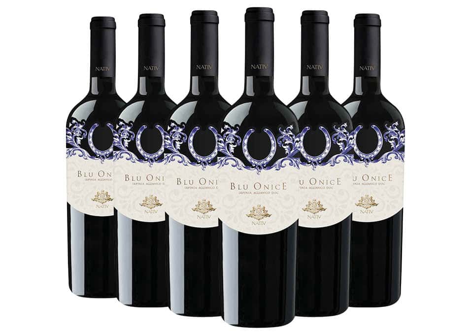 Irpinia Aglianico DOC Blu Onice 2019 Nativ 6 bouteilles de 0,75 ℓ