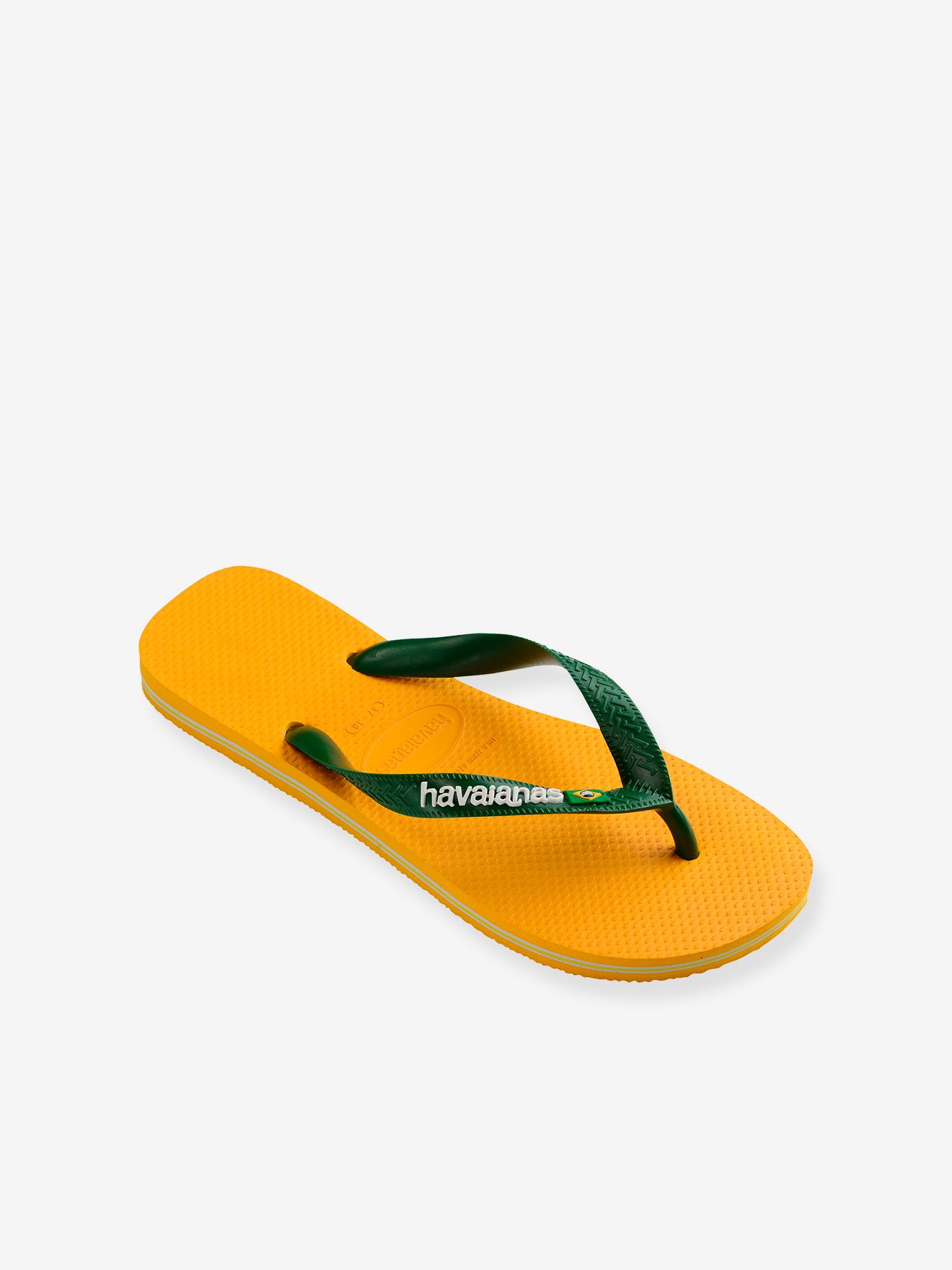 Havaianas Kinder Zehenpantoletten Brasil Logo HAVAIANAS - gelb