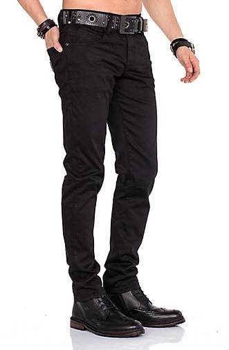 Cipo & Baxx Jeans mit schönem Gürtel in Straight Fit