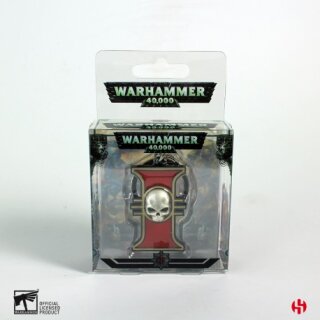 Warhammer 40K Metall-Schlüsselanhänger Inquisition Emblem