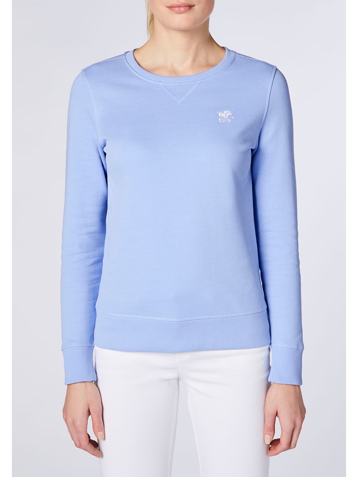 Polo Sylt Sweatshirt in Hellblau günstig kaufen