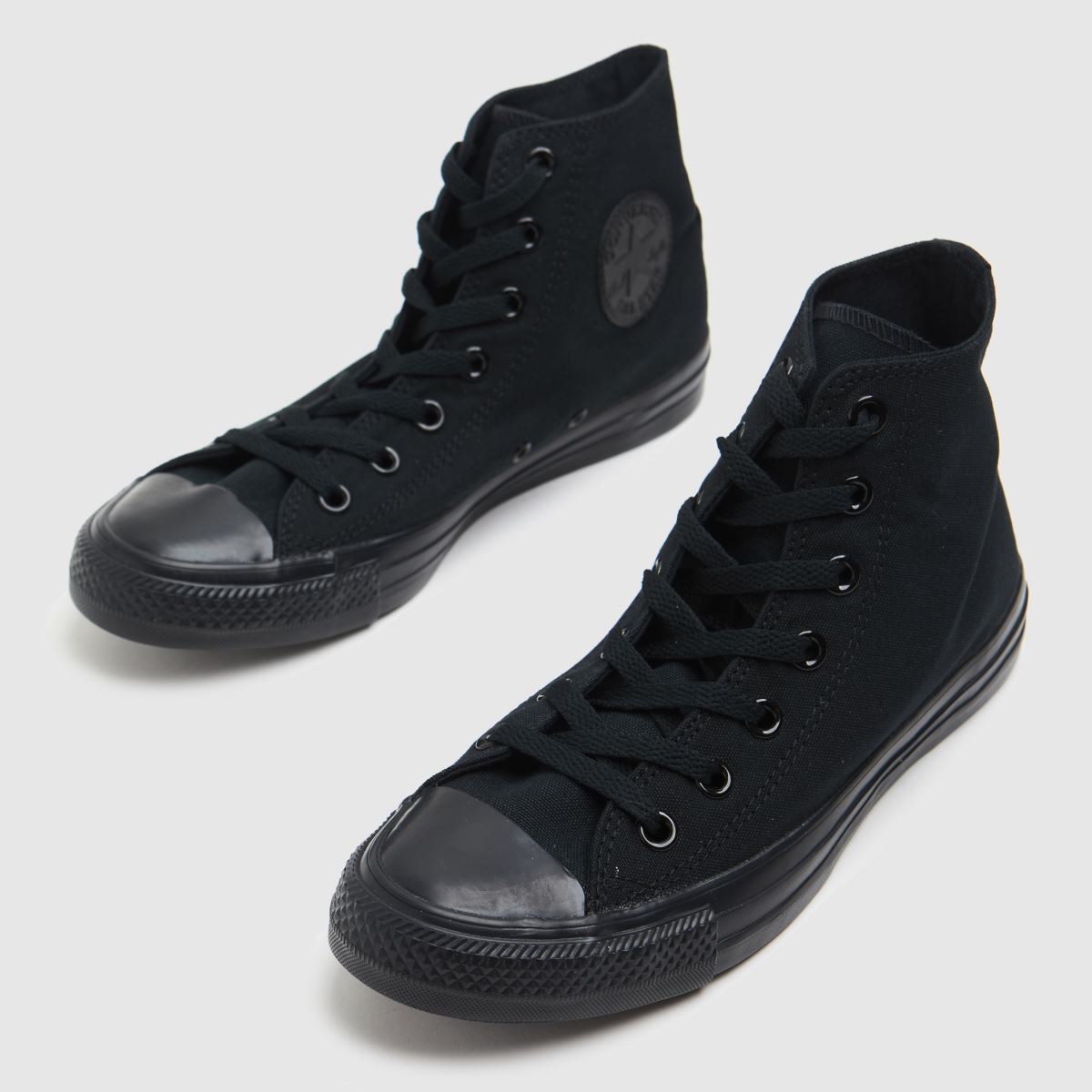 Converse – All Star – Svarta höga sneakers