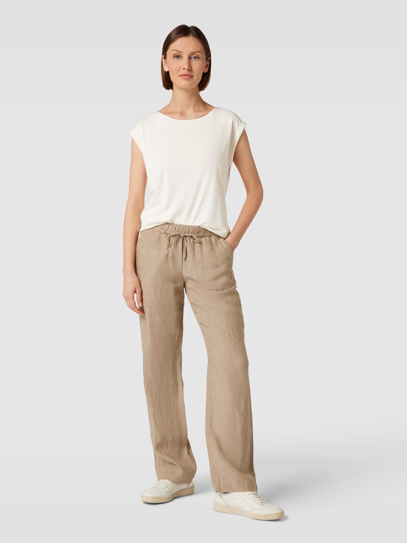 T-Shirt mit Fledermausärmeln in offwhite