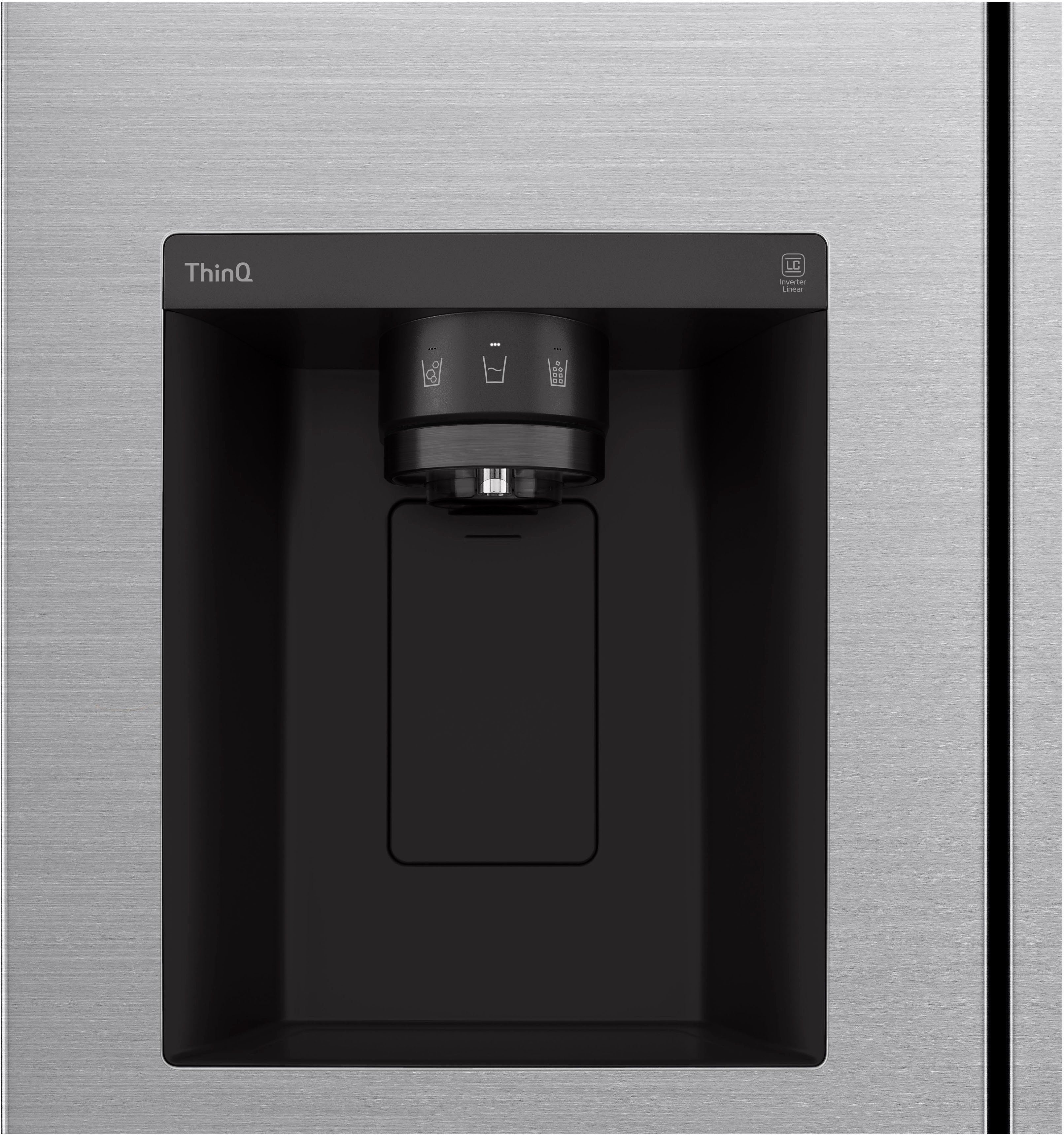 LG Side-by-Side GSJV71PZLE, 179 cm hoch, 91,3 cm breit, interner Wassertank - kein Festwasseranschuss nötig
