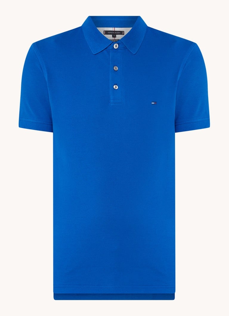 Polo Tommy Hilfiger 1985 slim fit com bordado do logotipo
