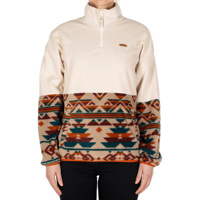 iriedaily Half Indi Fleecepullover Damen