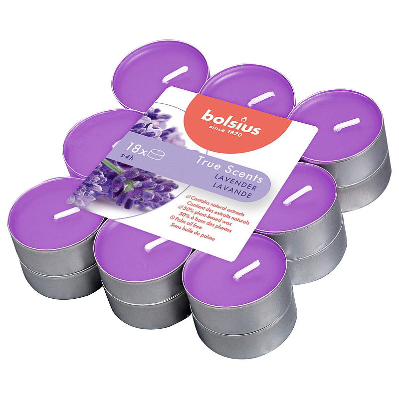 Bolsius Telys 18-pk Lavender