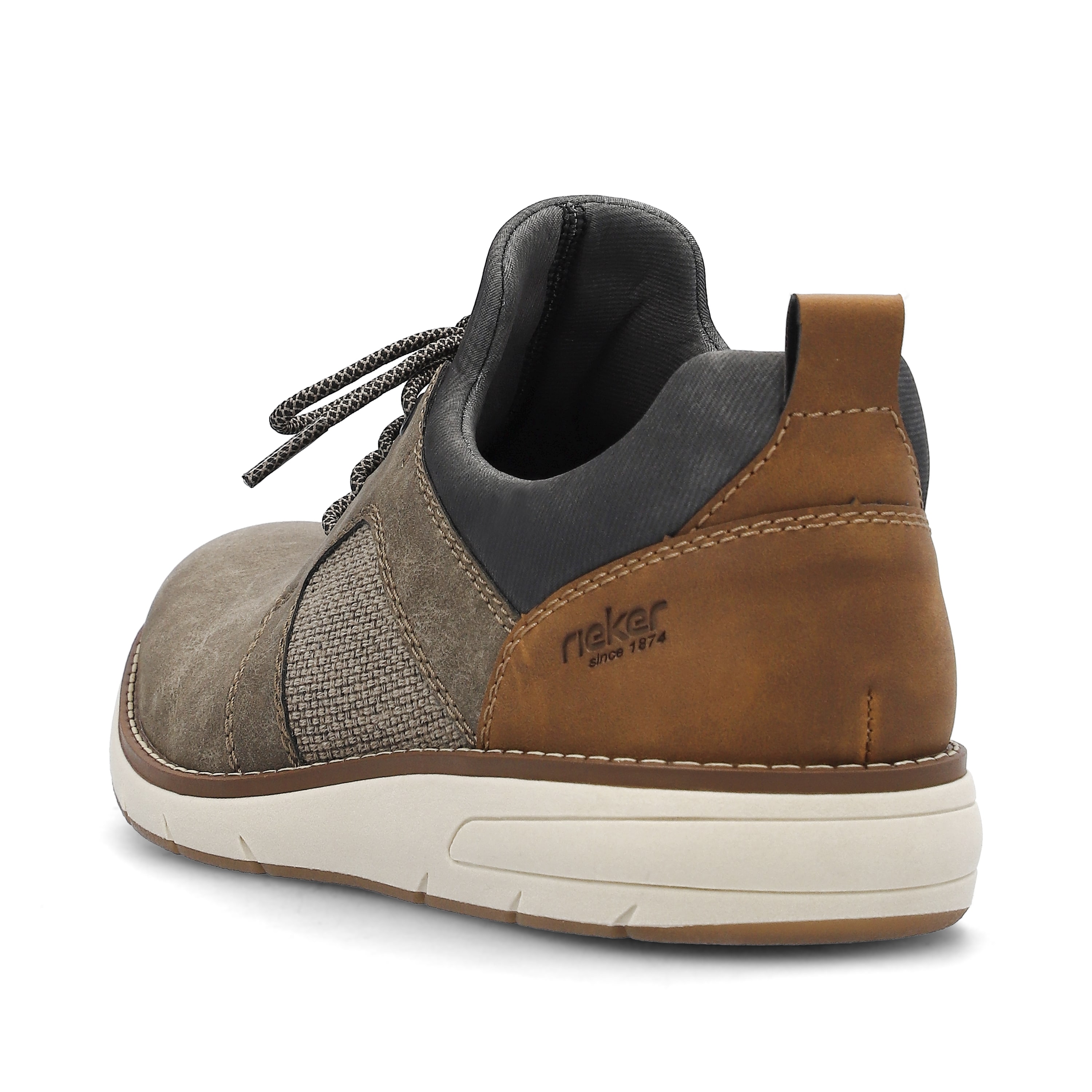 Rieker Herren Slipper braungrau