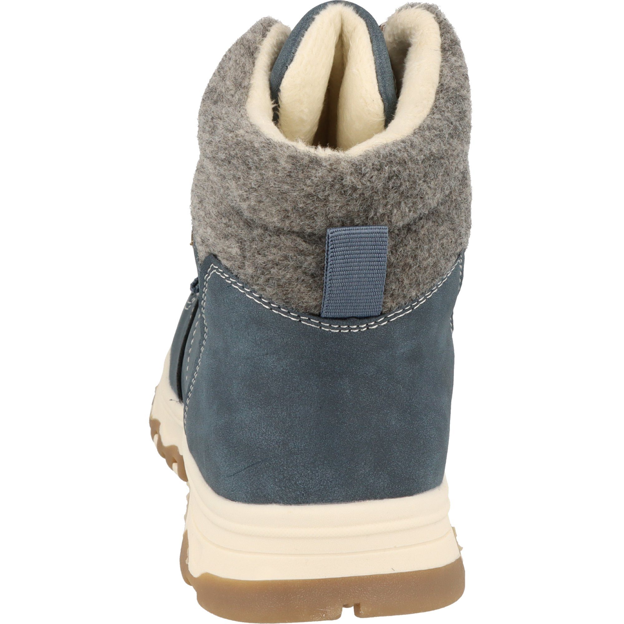 Jane Klain Damen Schuhe Tex Trekking Wanderstiefel 252-800 gefüttert Navy Trekkingschuh