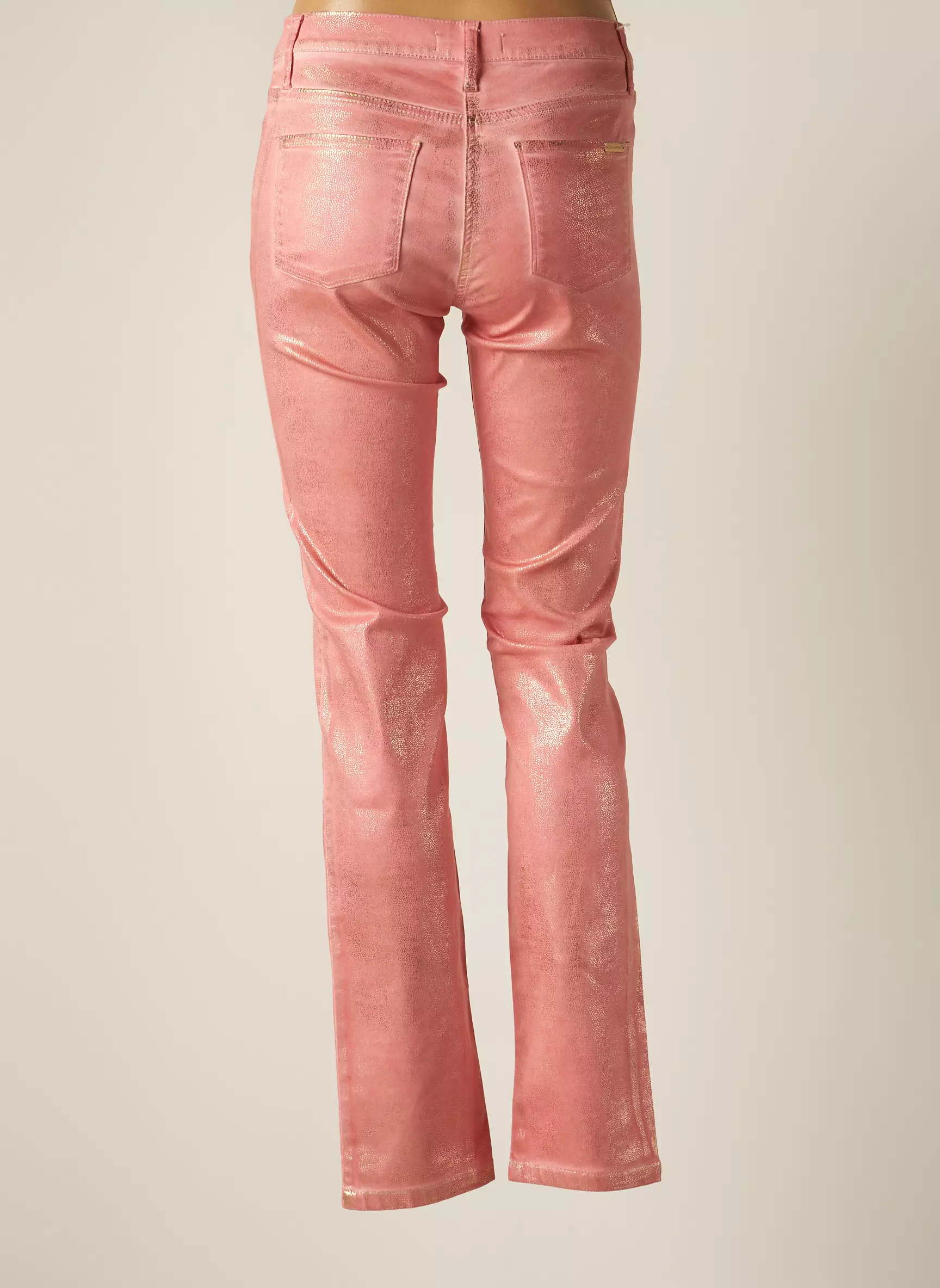Carla Kops Pantalons Slim Femme couleur rose