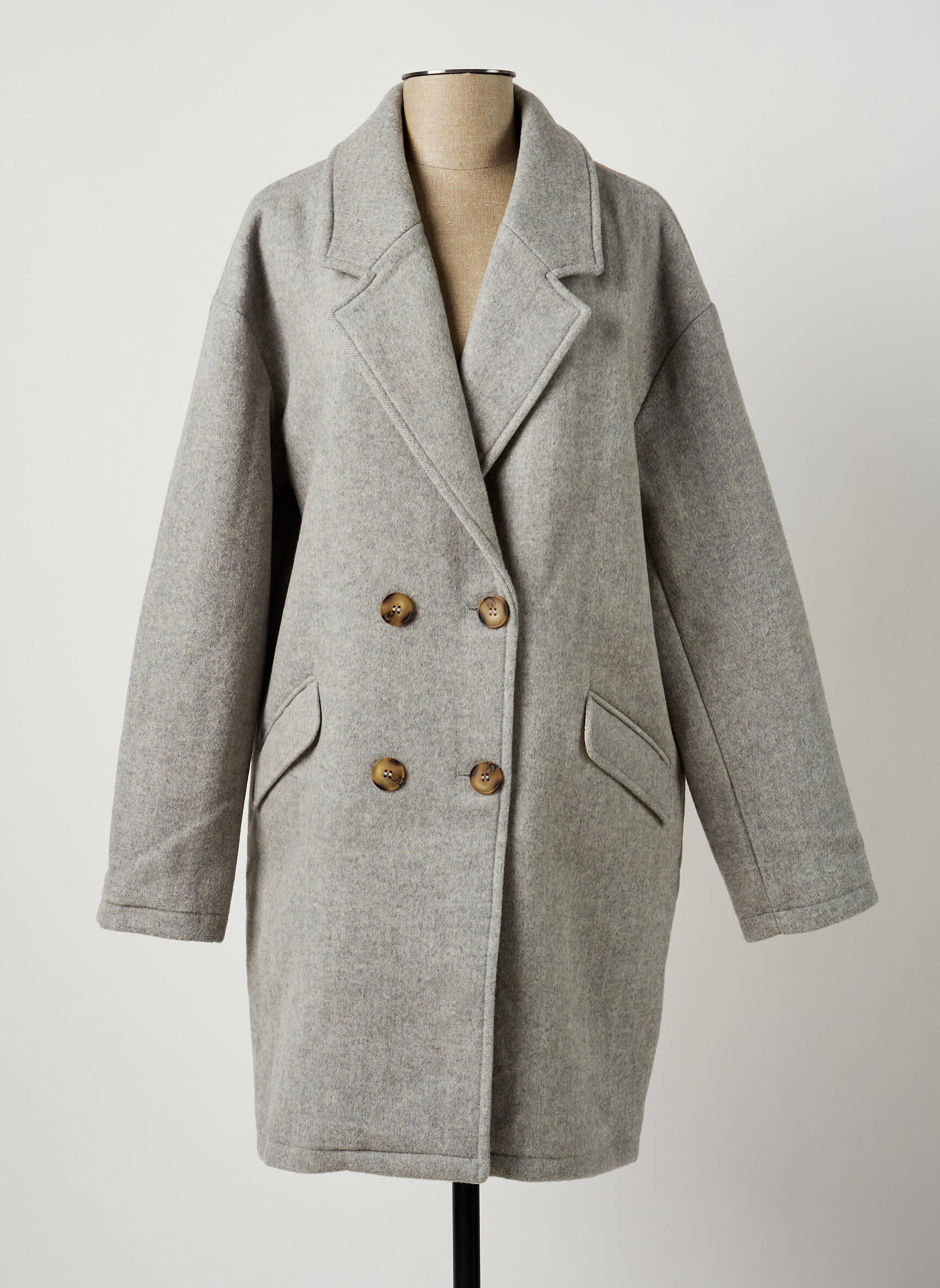 Freeman T Porter Manteaux Longs Femme couleur gris